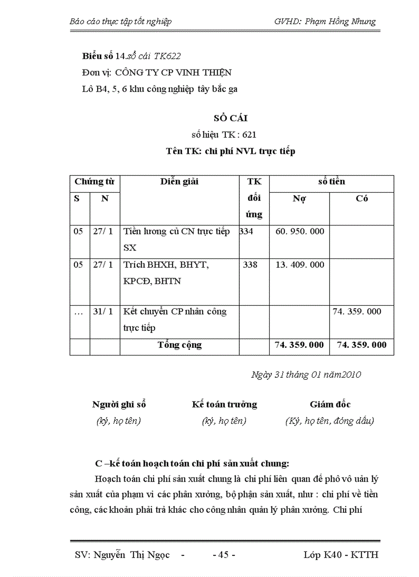 image for page Đánh giá thực trạng hoạch toán kế toán tập hợp chi phí sản xuất và tính giá thành sản phẩm tại Công ty CP Vĩnh Thiện