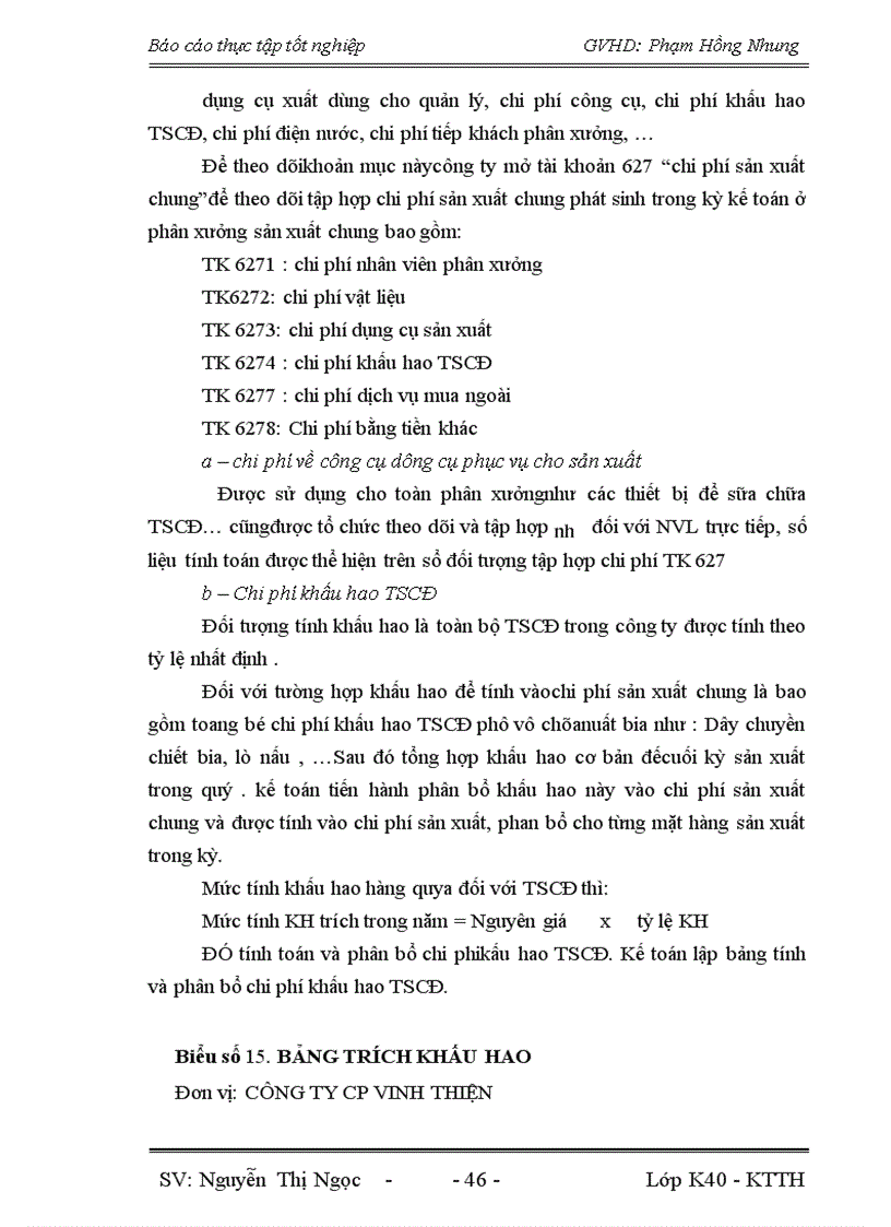 image for page Đánh giá thực trạng hoạch toán kế toán tập hợp chi phí sản xuất và tính giá thành sản phẩm tại Công ty CP Vĩnh Thiện