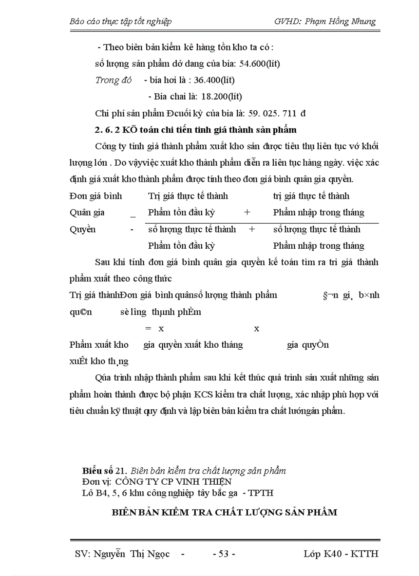 image for page Đánh giá thực trạng hoạch toán kế toán tập hợp chi phí sản xuất và tính giá thành sản phẩm tại Công ty CP Vĩnh Thiện