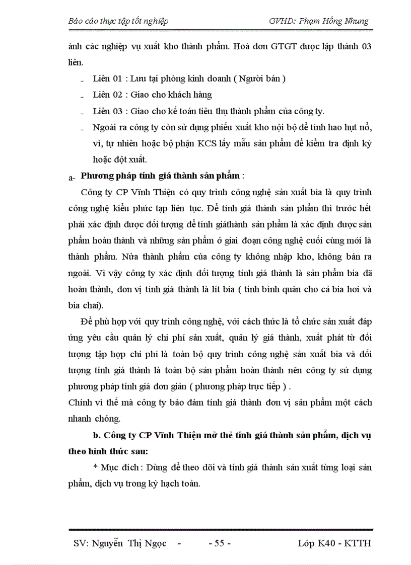 image for page Đánh giá thực trạng hoạch toán kế toán tập hợp chi phí sản xuất và tính giá thành sản phẩm tại Công ty CP Vĩnh Thiện