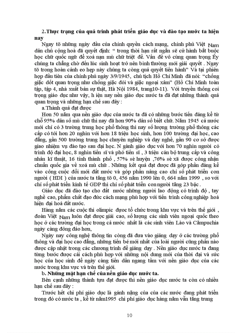 image for page Phát triển giáo dục và đào tạo theo mục tiêu công nghiệp hoá hiện đại hoá