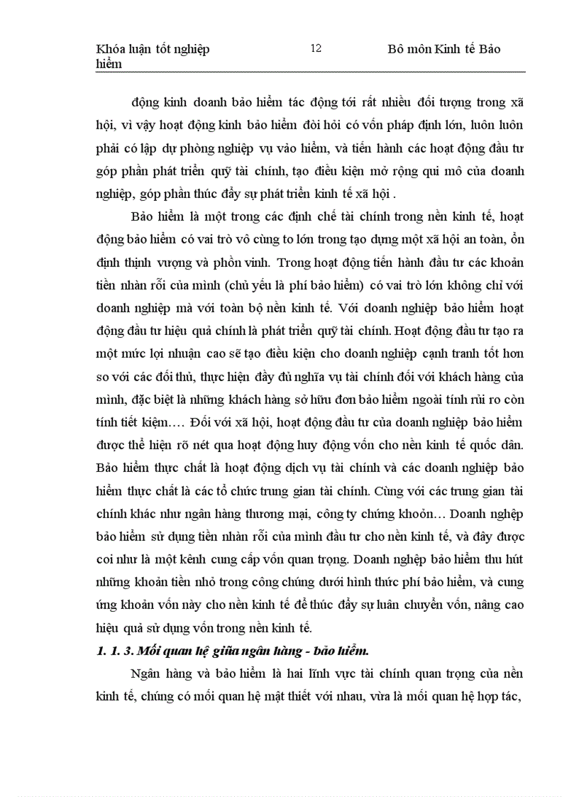 image for page Một số đề xuất phát triển hoạt động bancasurance tại công ty bảo hiểm ngân hàng đầu tư và phát triển Việt Nam (BIC)