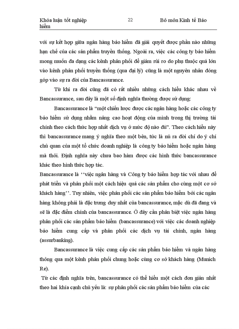 image for page Một số đề xuất phát triển hoạt động bancasurance tại công ty bảo hiểm ngân hàng đầu tư và phát triển Việt Nam (BIC)