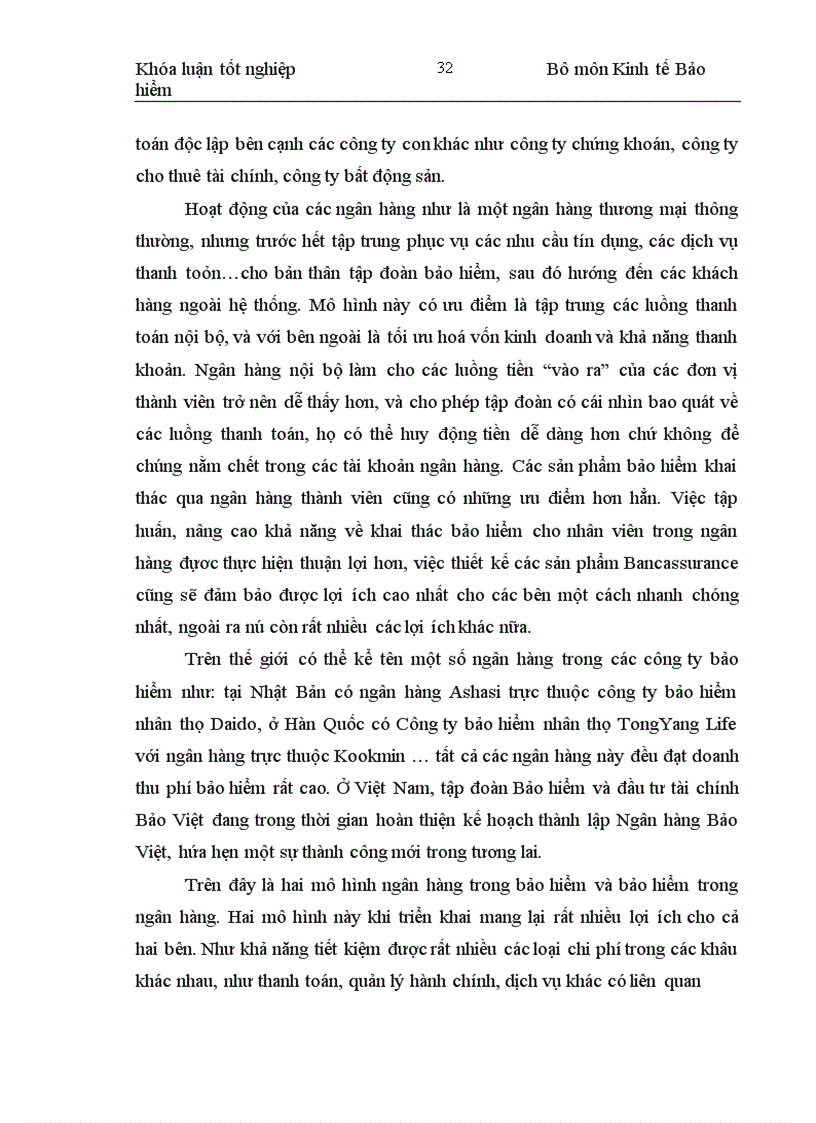image for page Một số đề xuất phát triển hoạt động bancasurance tại công ty bảo hiểm ngân hàng đầu tư và phát triển Việt Nam (BIC)