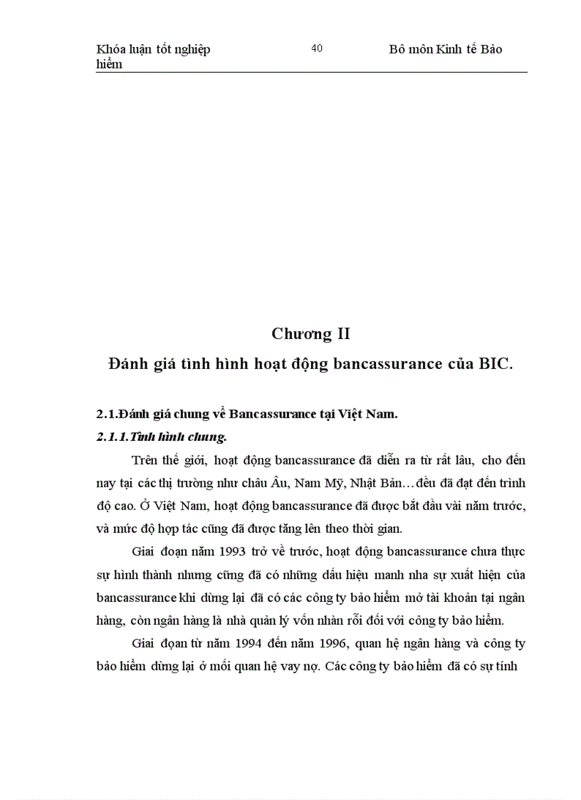 image for page Một số đề xuất phát triển hoạt động bancasurance tại công ty bảo hiểm ngân hàng đầu tư và phát triển Việt Nam (BIC)