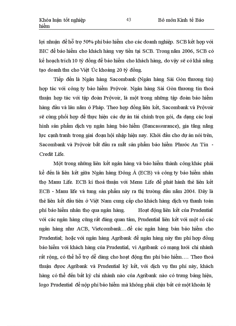 image for page Một số đề xuất phát triển hoạt động bancasurance tại công ty bảo hiểm ngân hàng đầu tư và phát triển Việt Nam (BIC)