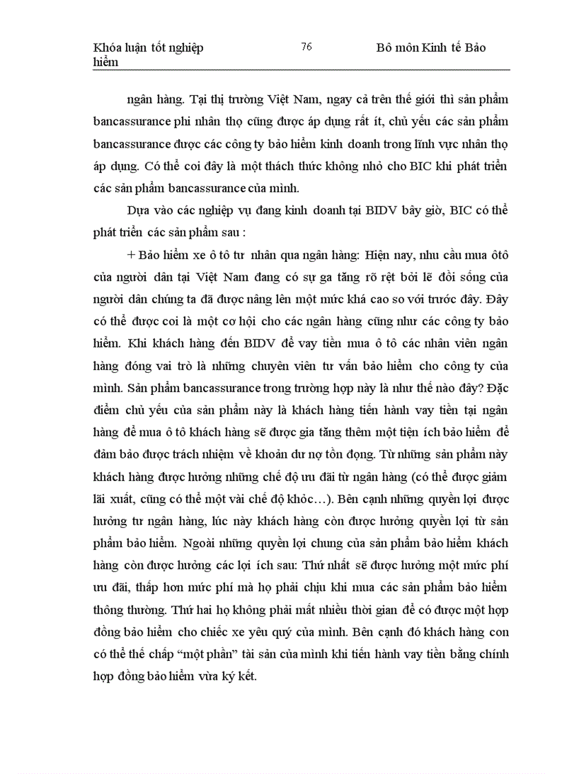 image for page Một số đề xuất phát triển hoạt động bancasurance tại công ty bảo hiểm ngân hàng đầu tư và phát triển Việt Nam (BIC)