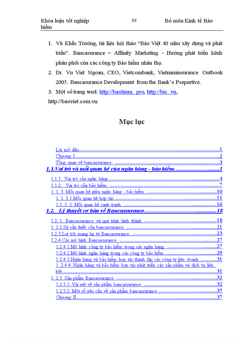 image for page Một số đề xuất phát triển hoạt động bancasurance tại công ty bảo hiểm ngân hàng đầu tư và phát triển Việt Nam (BIC)
