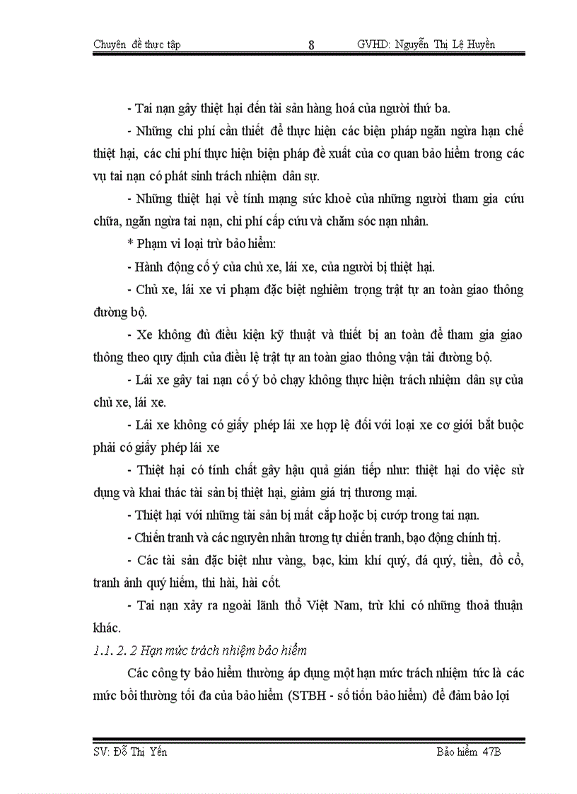 image for page Công tác giám định – bồi thường nghiệp vụ BH TNDS của chủ xe giới đối với người thứ ba tại BVHN