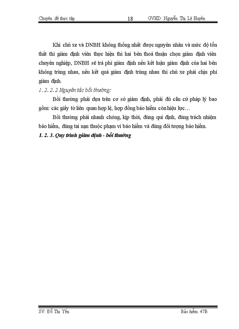 image for page Công tác giám định – bồi thường nghiệp vụ BH TNDS của chủ xe giới đối với người thứ ba tại BVHN