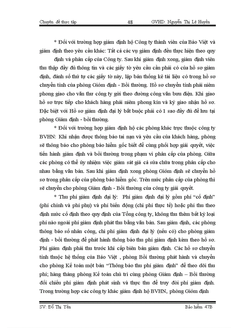 image for page Công tác giám định – bồi thường nghiệp vụ BH TNDS của chủ xe giới đối với người thứ ba tại BVHN