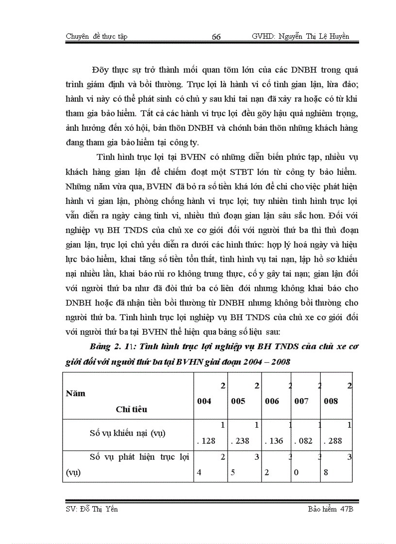 image for page Công tác giám định – bồi thường nghiệp vụ BH TNDS của chủ xe giới đối với người thứ ba tại BVHN