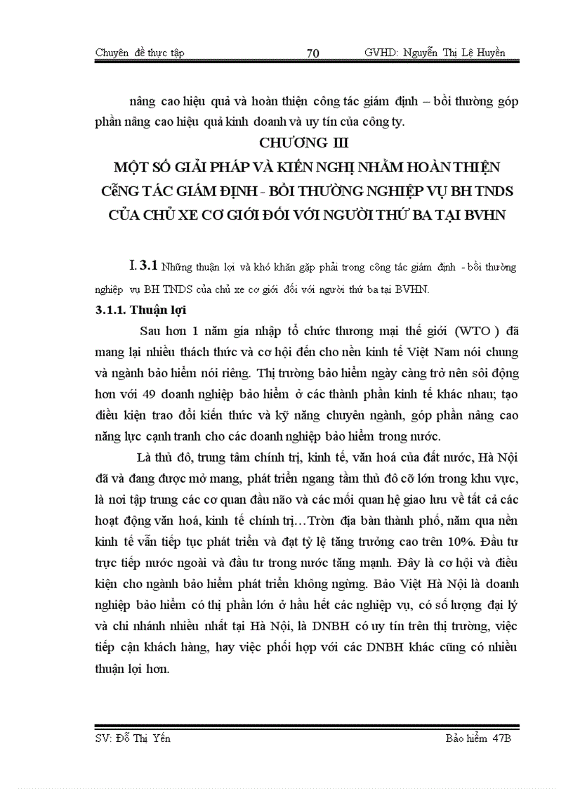 image for page Công tác giám định – bồi thường nghiệp vụ BH TNDS của chủ xe giới đối với người thứ ba tại BVHN