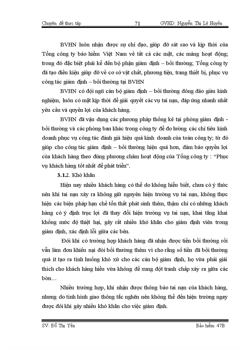 image for page Công tác giám định – bồi thường nghiệp vụ BH TNDS của chủ xe giới đối với người thứ ba tại BVHN