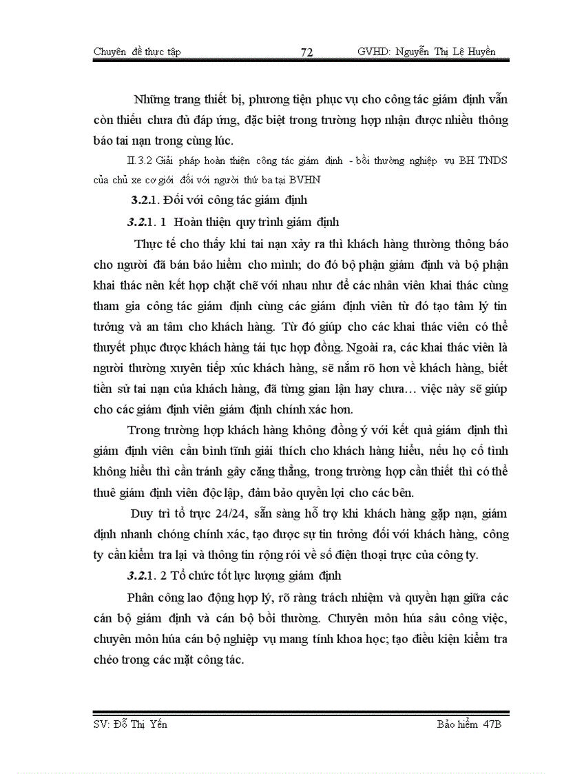 image for page Công tác giám định – bồi thường nghiệp vụ BH TNDS của chủ xe giới đối với người thứ ba tại BVHN