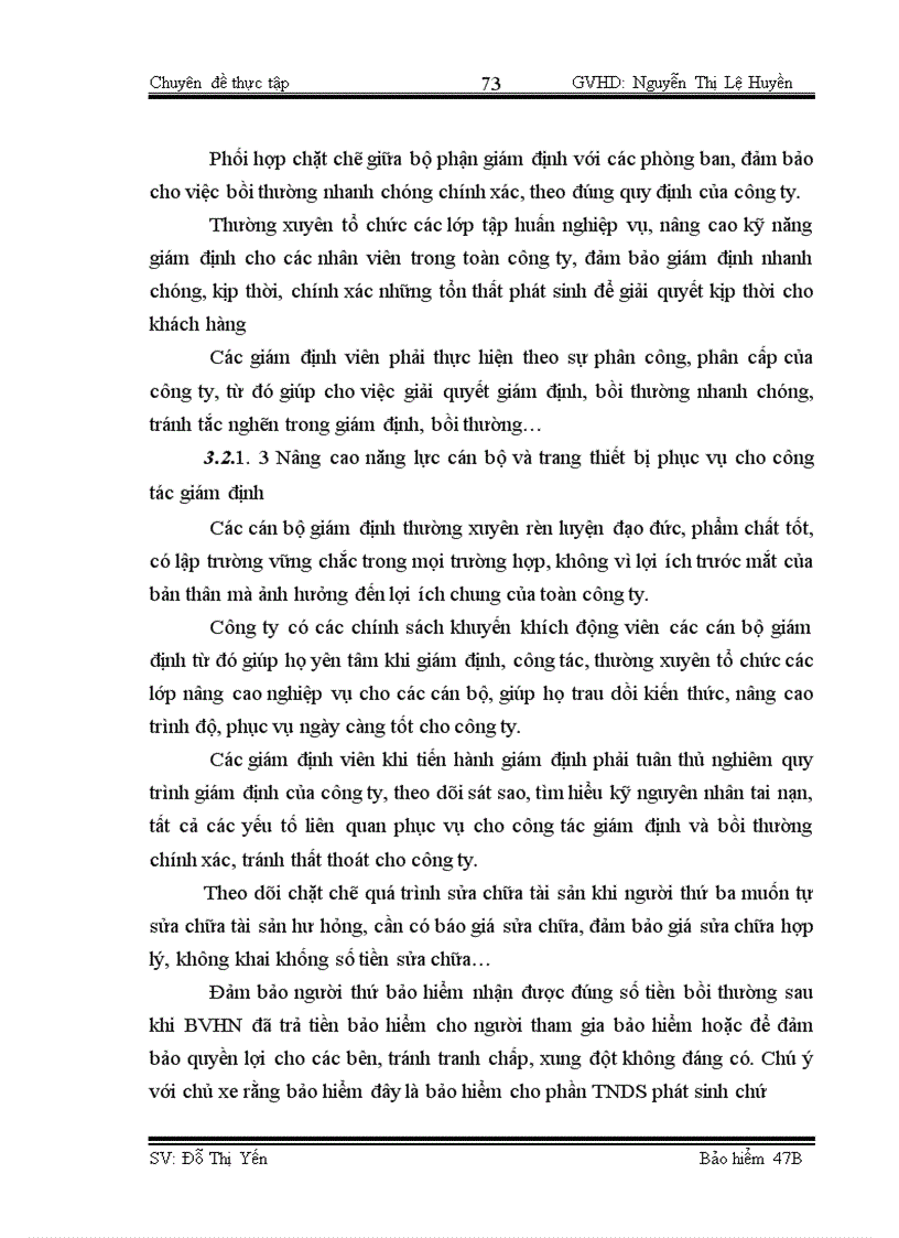 image for page Công tác giám định – bồi thường nghiệp vụ BH TNDS của chủ xe giới đối với người thứ ba tại BVHN