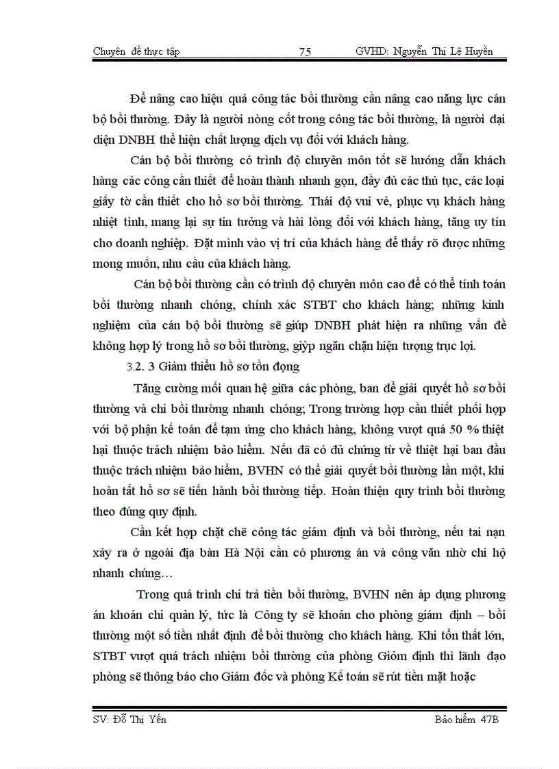 image for page Công tác giám định – bồi thường nghiệp vụ BH TNDS của chủ xe giới đối với người thứ ba tại BVHN