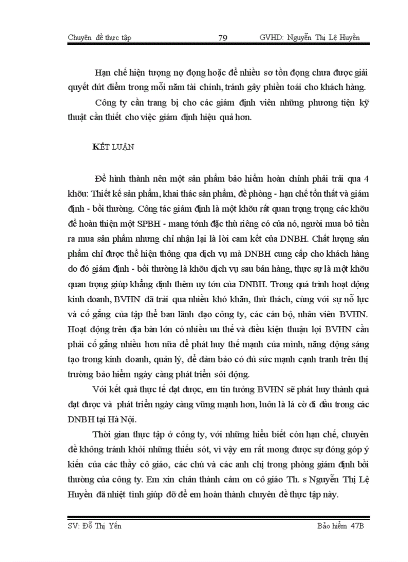 image for page Công tác giám định – bồi thường nghiệp vụ BH TNDS của chủ xe giới đối với người thứ ba tại BVHN