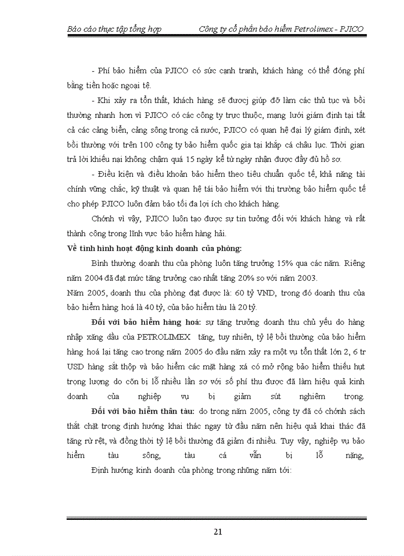 image for page Báo cáo thực tập tổng hợp tại Công ty cổ phần bảo hiểm Petrolimex