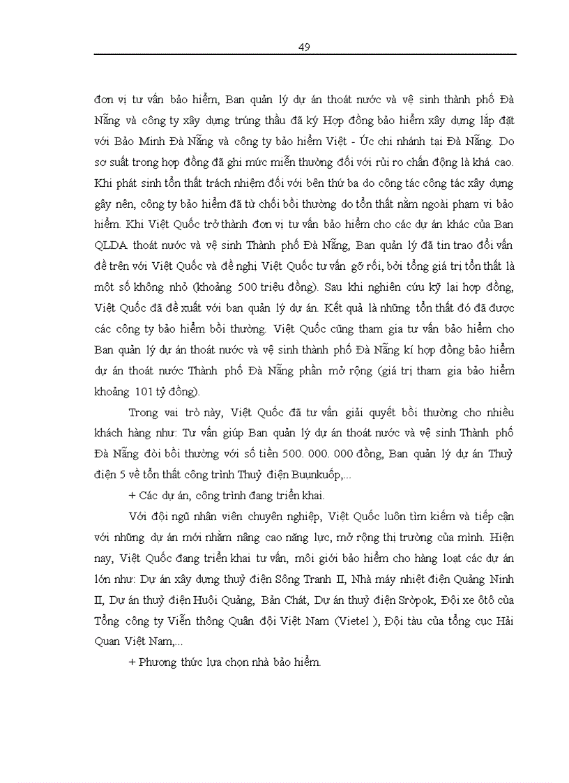 image for page Phân tích thực trạng triển khai hoạt động môi giới bảo hiểm xây dựng, lắp đặt tại Công ty môi giới bảo hiểm Việt Quốc