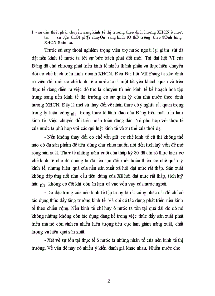 image for page Sự phát triển nền kinh tế hàng hoá nhiều thành phần ở nước ta