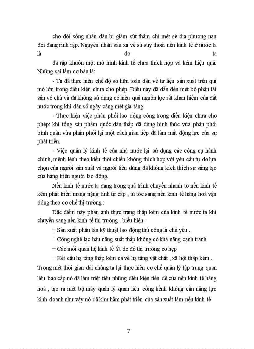 image for page Sự phát triển nền kinh tế hàng hoá nhiều thành phần ở nước ta