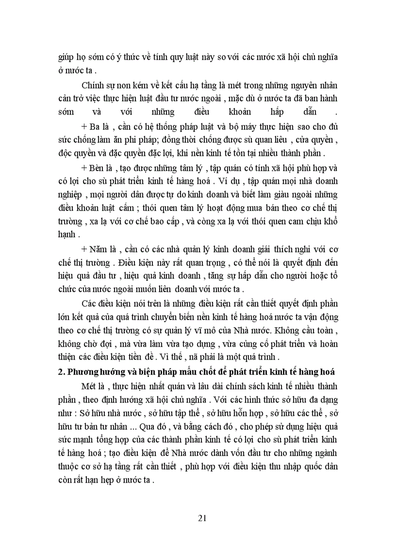 image for page Sự phát triển nền kinh tế hàng hoá nhiều thành phần ở nước ta