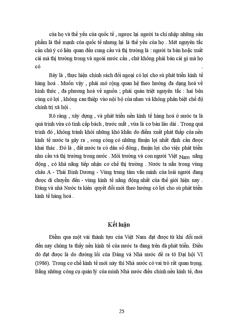 image for page Sự phát triển nền kinh tế hàng hoá nhiều thành phần ở nước ta