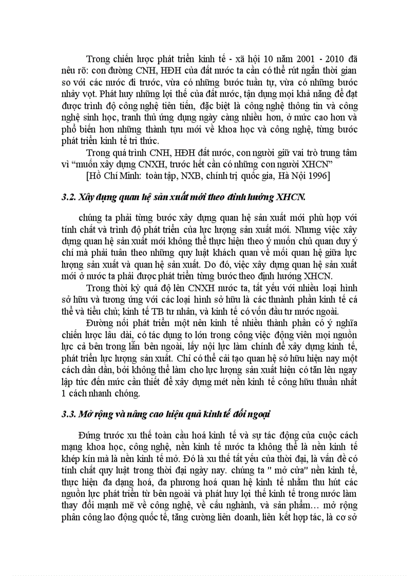 image for page Xây dựng quan hệ sản xuất mới theo định hướng XHCN,mở rộng và nâng cao hiệu quả kinh tế đối ngoại.