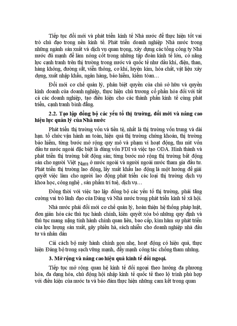 image for page Xây dựng quan hệ sản xuất mới theo định hướng XHCN,mở rộng và nâng cao hiệu quả kinh tế đối ngoại.