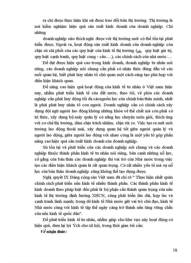image for page Vận dụng quan điểm toàn diện với việc phát triển kinh tế tư nhân trong thời kỳ quá độ lên CNXH ở Việt Nam