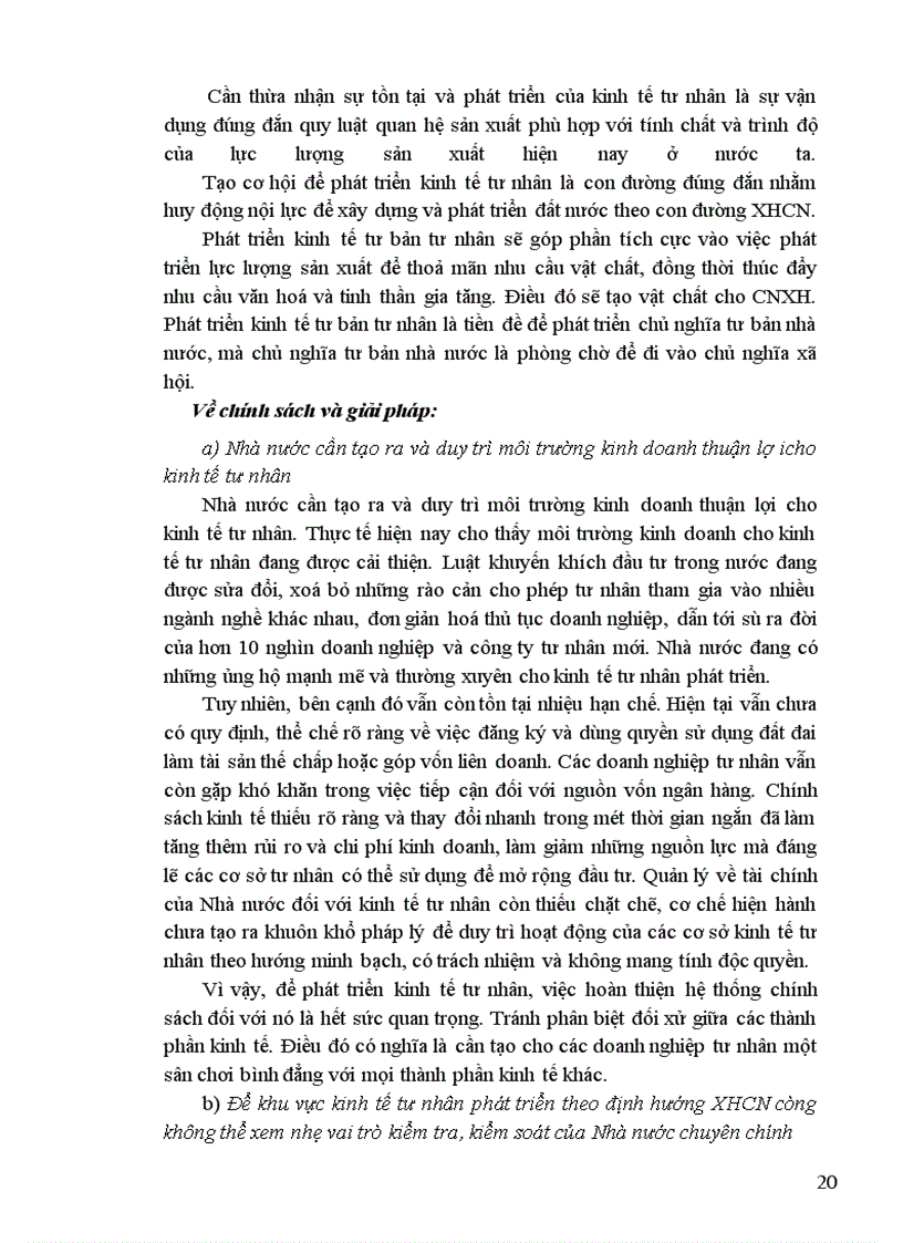 image for page Vận dụng quan điểm toàn diện với việc phát triển kinh tế tư nhân trong thời kỳ quá độ lên CNXH ở Việt Nam