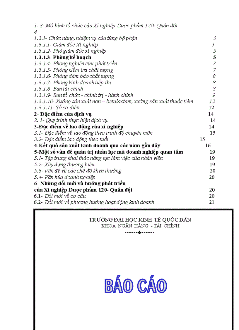 image for page Phân tích tình hình tài chính với việc nâng cao hiệu quả sử dụng vốn tại Xí nghiệp Dược phẩm 120-Quân đội