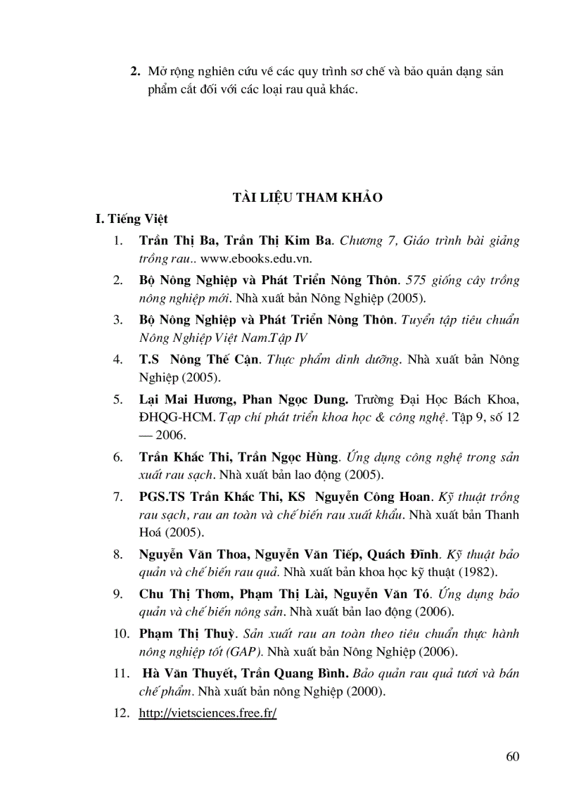 image for page Nghiên cứu quy trình sơ chế và bảo quản súp lơ xanh dạng cắt (fresh-cut)