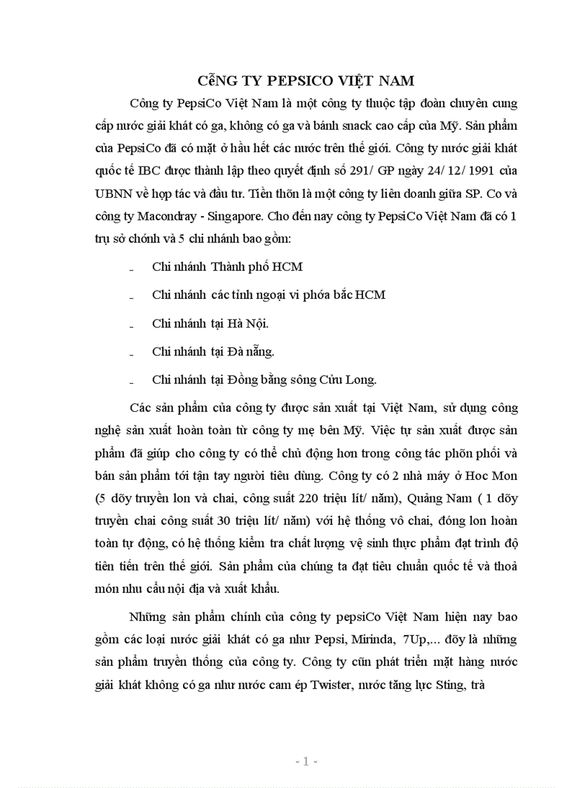 image for page Công ty Pepsico Việt Nam