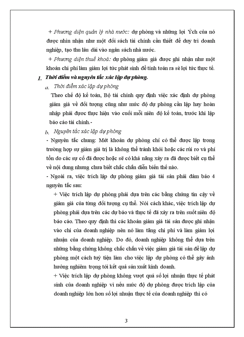 image for page Kế toán các loại dự phòng trong doanh nghiệp