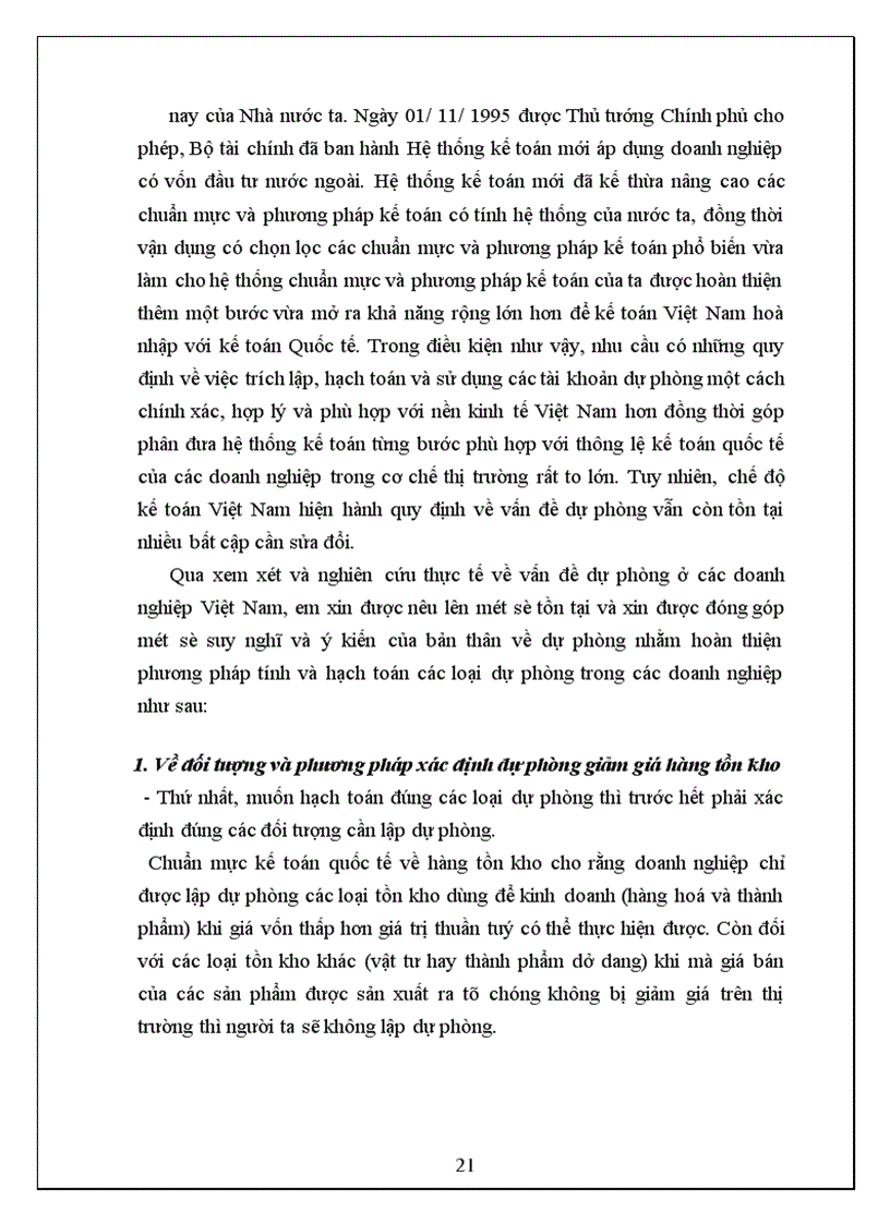 image for page Kế toán các loại dự phòng trong doanh nghiệp