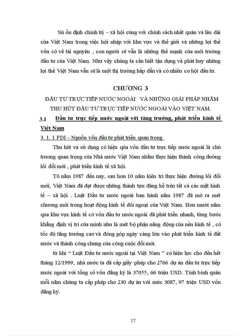 image for page Đầu tư trực tiếp nước ngoài và những giải pháp nhằm thu hút đầu tư trực tiếp nước ngoài vào Việt Nam