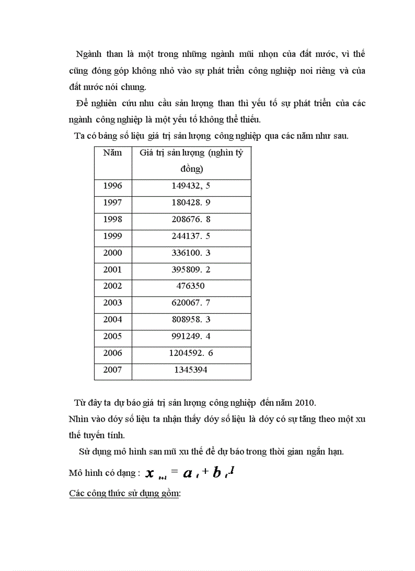 image for page Thu thập phân tích số liệu lựa chọn mô hình dự báo
