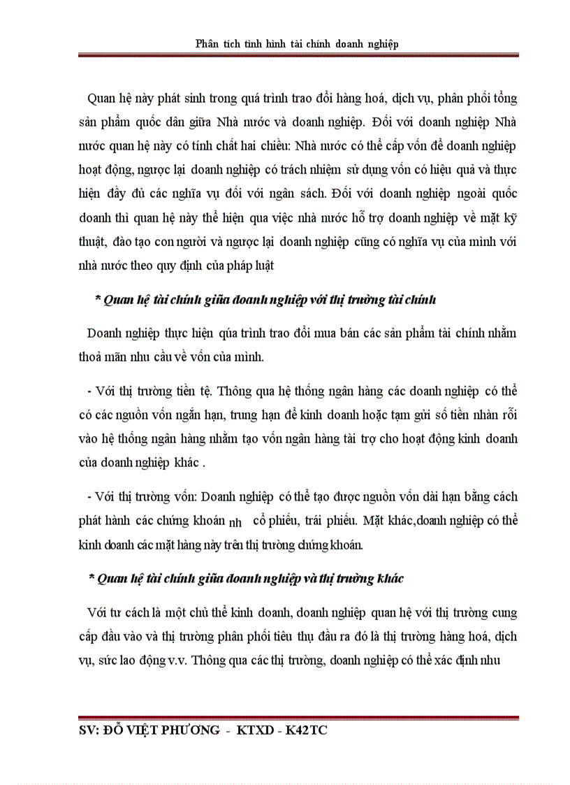 image for page Phân tích tình hình tài chính qua báo cáo tài chính ở Công ty cổ phần đầu tư và xây dựng số 1 Hà Nội