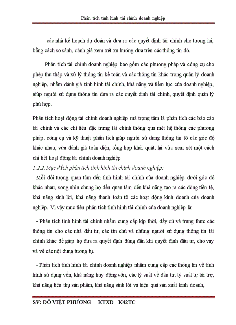 image for page Phân tích tình hình tài chính qua báo cáo tài chính ở Công ty cổ phần đầu tư và xây dựng số 1 Hà Nội