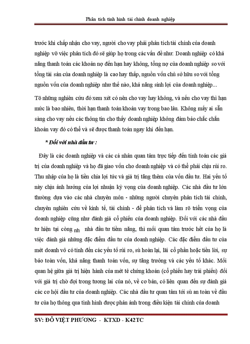 image for page Phân tích tình hình tài chính qua báo cáo tài chính ở Công ty cổ phần đầu tư và xây dựng số 1 Hà Nội