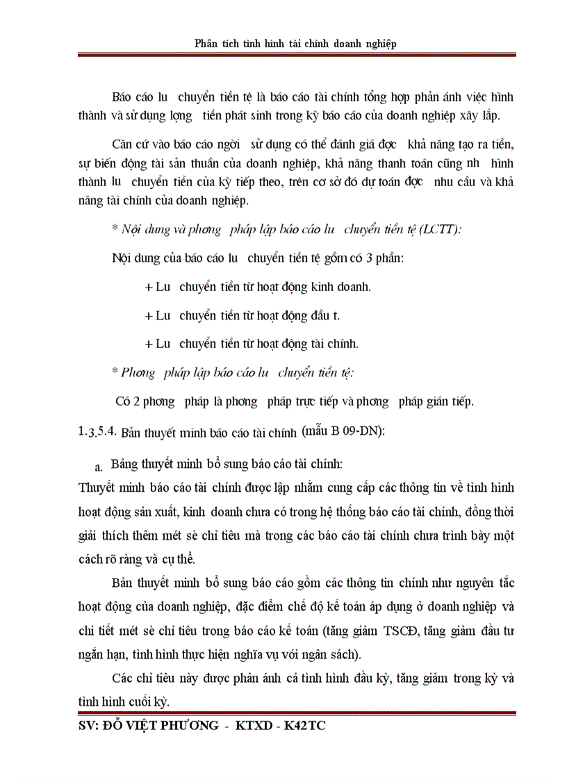 image for page Phân tích tình hình tài chính qua báo cáo tài chính ở Công ty cổ phần đầu tư và xây dựng số 1 Hà Nội