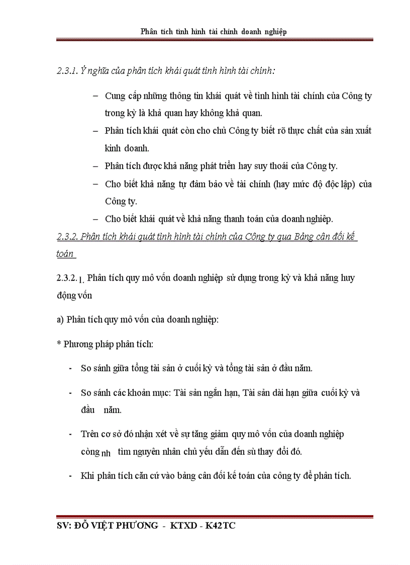 image for page Phân tích tình hình tài chính qua báo cáo tài chính ở Công ty cổ phần đầu tư và xây dựng số 1 Hà Nội