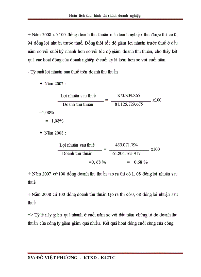 image for page Phân tích tình hình tài chính qua báo cáo tài chính ở Công ty cổ phần đầu tư và xây dựng số 1 Hà Nội