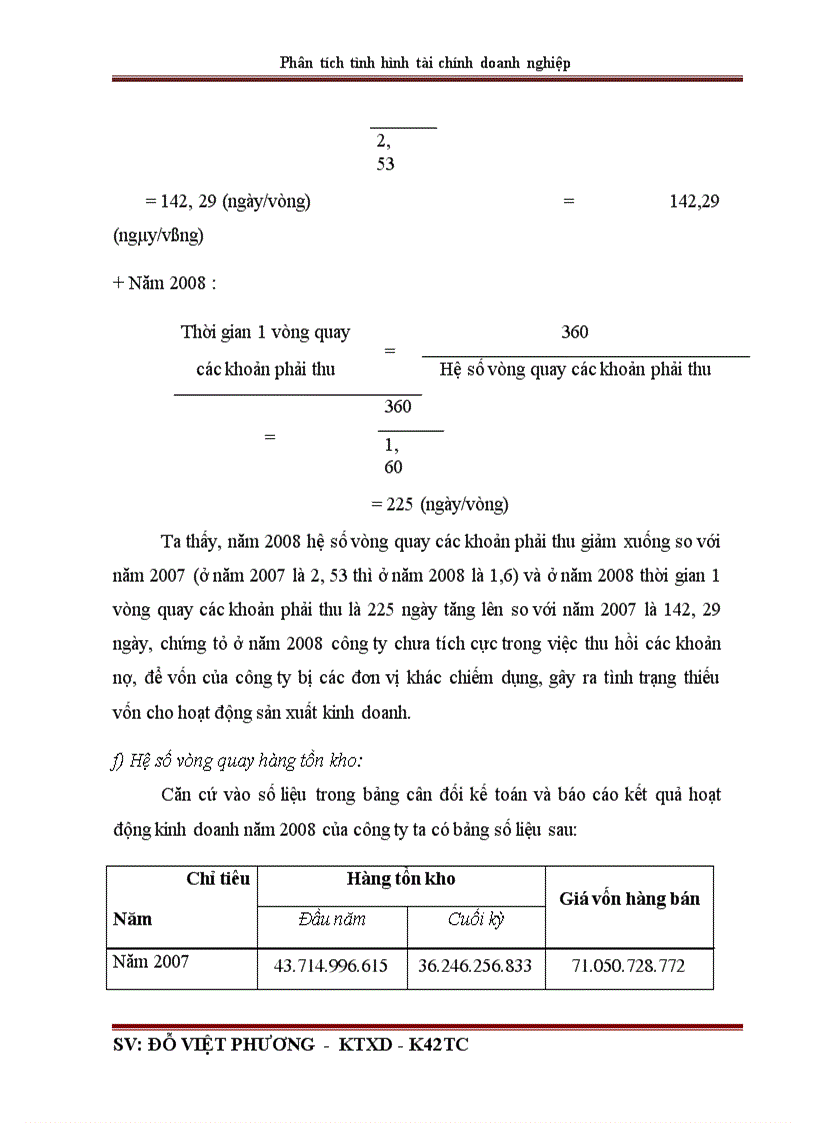 image for page Phân tích tình hình tài chính qua báo cáo tài chính ở Công ty cổ phần đầu tư và xây dựng số 1 Hà Nội