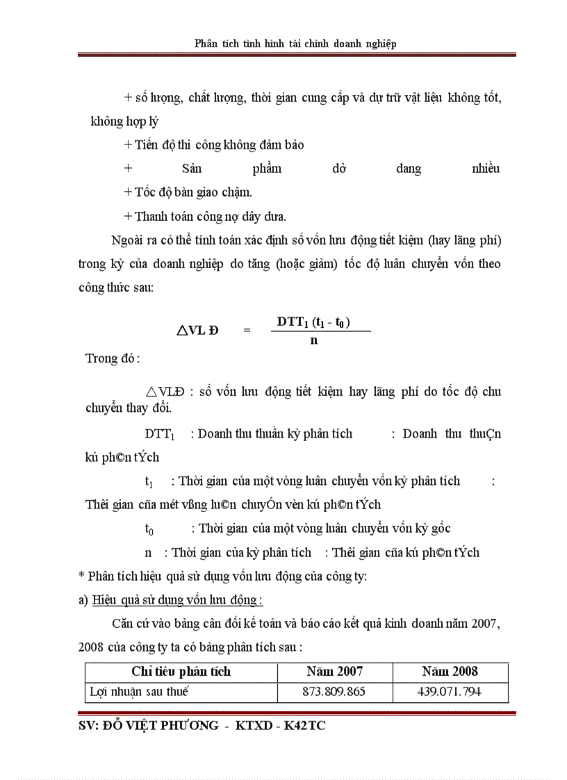 image for page Phân tích tình hình tài chính qua báo cáo tài chính ở Công ty cổ phần đầu tư và xây dựng số 1 Hà Nội