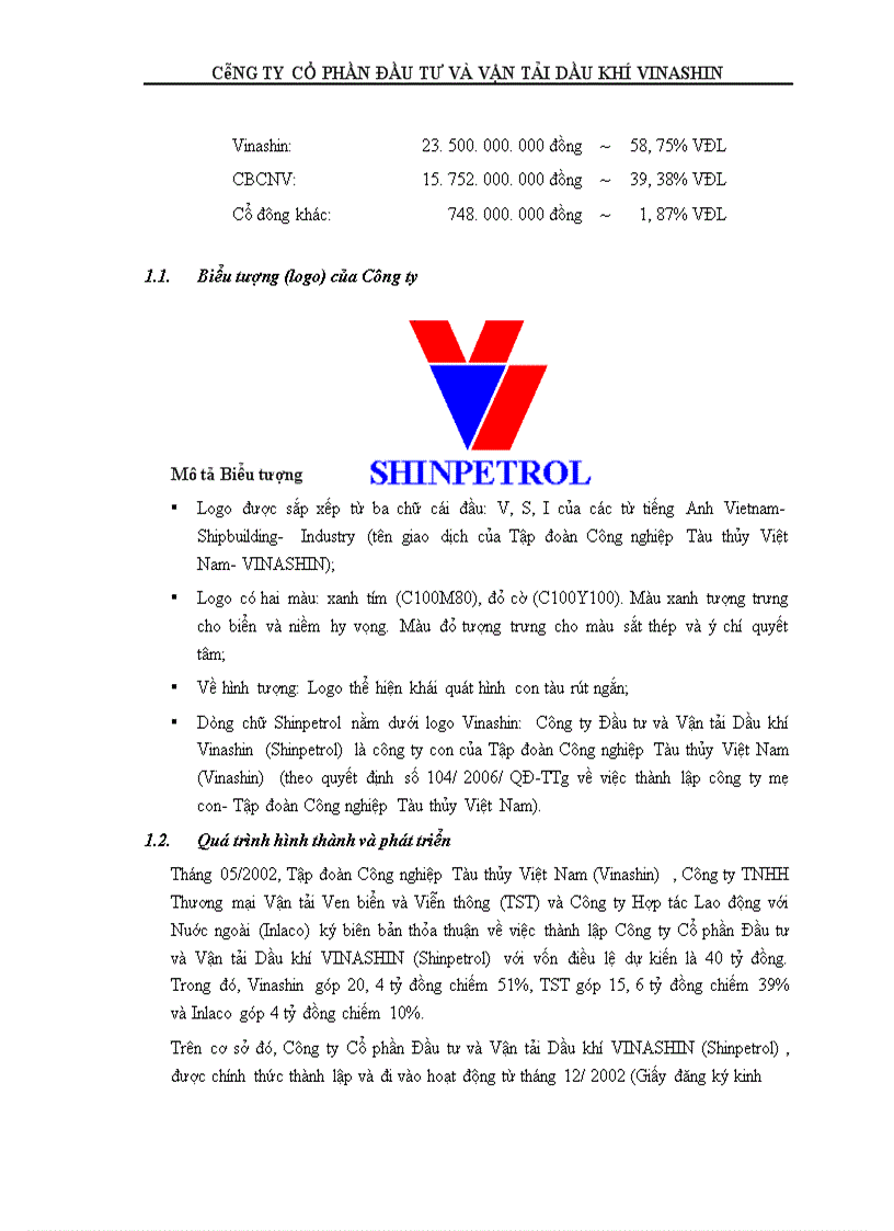 image for page Bản cáo bạch công ty cổ phần đầu tư và vận tải dầu khí vinashin