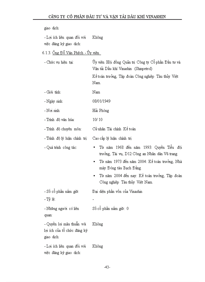 image for page Bản cáo bạch công ty cổ phần đầu tư và vận tải dầu khí vinashin