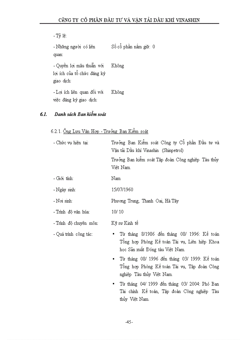 image for page Bản cáo bạch công ty cổ phần đầu tư và vận tải dầu khí vinashin